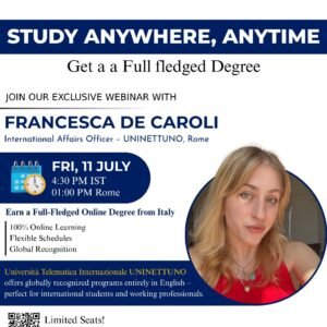 Get a Full-Fledged Degree from Italy